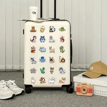 51pcs Cute Cartoon Animal Stickers, Ins Style Decals For Glass, Mug, Notebook, Phone Case, Luggage, Refrigerator, Computer, Diary, Tabletop Decoration, Graffiti, Diy, No-Residue Adhesive, Waterproof - Multicolor - View 9