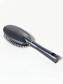 1pc Easy To Clean Oval Air Cushion Brush, Medium Size, Scalp Massaging With Airbag, Suitable For All Hair Types/Styles, Convenient For Bathroom, Dressing Table And As A Gift For Friends - Grey - View 4