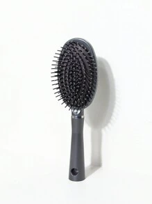 1pc Easy To Clean Oval Air Cushion Brush, Medium Size, Scalp Massaging With Airbag, Suitable For All Hair Types/Styles, Convenient For Bathroom, Dressing Table And As A Gift For Friends - Grey - View 5