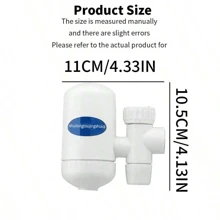Home Kitchen Faucet Filter Tap Water Purifier Water Filter Water Purifier - White - View 5