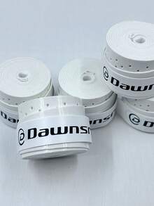 CAMEWIN Dawnsr 5入組白色防汗防滑和減震鏟板網球拍,海灘網球拍和羽毛球拍的專用,白色 - 白色 - 查看 5