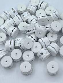 CAMEWIN Dawnsr 5入組白色防汗防滑和減震鏟板網球拍,海灘網球拍和羽毛球拍的專用,白色 - 白色 - 查看 3