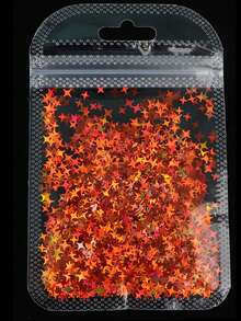 12 Packs/1 Set DIY Laser Four-Pointed Star Nail Art Sequins, DIY Jewelry Accessories, Crystal Glue Filled Sequins - Multicolor - View 21