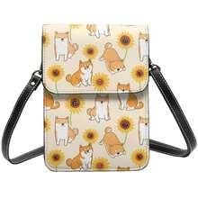 女士迷你斜背包、手機包、皮夾、肩背包、創意多功能零錢包皮包 - 黃色 - 查看 9