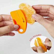 Orange Peeler Tool Citrus Peel Remover Knife Folding Fruit Skin Peeler - Orange - View 7
