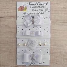 Baby Hair Accessories - White - View 1