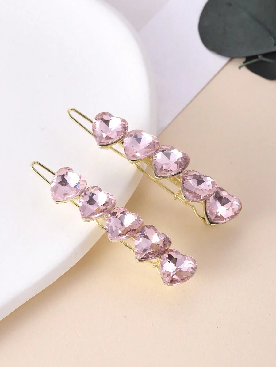 Orecchini A Cerchio A Forma Di Cuore Rosa - 10mm, In Resina E Argento 925 Ipoallergenici, Per Donne E Ragazze