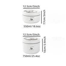 1 Miếng 550ml/750ml Thép không gỉ 304 Chất liệu Cách nhiệt Hộp cơm trưa , Có thể mang đi Hộp đựng cơm , Có thể tháo rời Ngoài trời Dã ngoại Bộ đồ ăn , Học sinh Và Văn phòng Công nhân
工人 Hộp đựng thức ăn Đối với Trường học Và Làm việc Bữa trưa Thời gian - trắng - Xem 3
