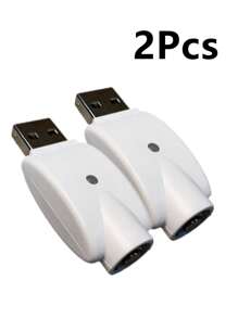 2pcs Ego 510 Thread Charger Universal USB Cable Charger For Ego Evod 510 Ego-T Ego-C Battery USB Charger - White - View 2