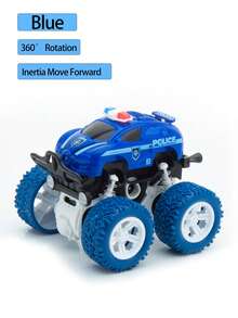 1入組兒童越野玩具車,男孩惯性滑行小車,四輪驅動可360度旋轉的自卸車,幼兒園禮物車 - 藍色 - 查看 9