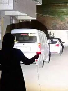 Faro LED auxiliar luz delantera gemelo de 18 LED de gran potencia para coche moto bicicleta electrica - Negro - Ver 2