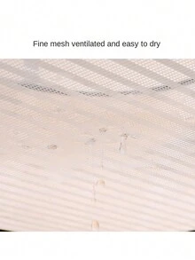 1pc Double Layer Multifunctional Mosquito-Proof Drying Net, Sturdy And Durable, Suitable For Drying Small Clothes, Dried Fish And Vegetables. - White - View 9
