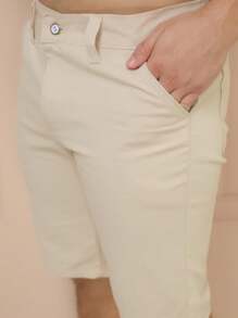 Men Shorts - Màu be - Xem 2