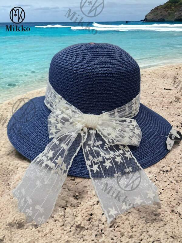 Sombrero De Paja Para Mujer Elegante