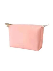 1pc Large Capacity Pink Dumpling Shaped Cosmetic Bag, Multifunctional Travel Toiletry Kit, Waterproof Makeup Pouch - Pink - View 8