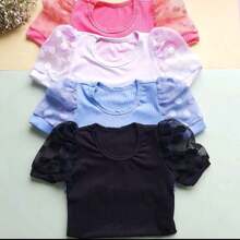 Young Girls Blouses - 白色 - 查看 4