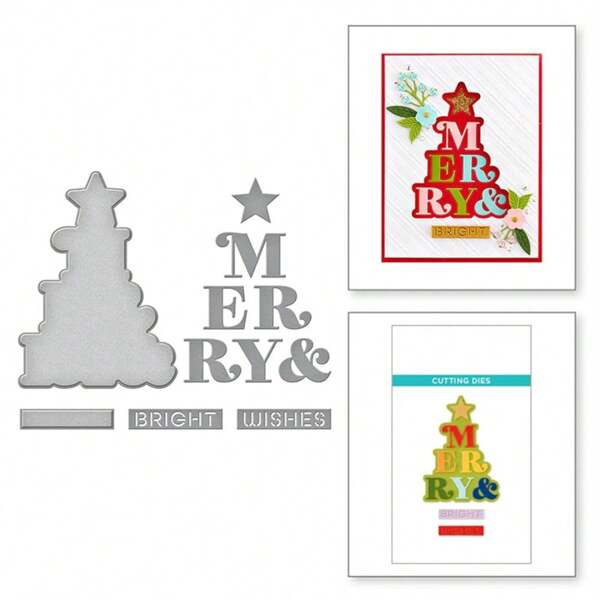 Weihnachten Reh Stanzformen Metall - DIY Prägeschablonen Für Karten Scrapbooking