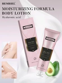 HEMEIEL 1pc Rejuvenate Your Skin With  Body Lotion,With Shea Butter & Nicotinamide - Suitable For All Skin Types! - Pink - View 1