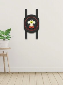Saco De Boxeo Con Diseño De Mono, Para Pared, Fitness - Rojo - Ver 2