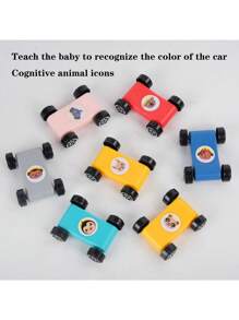 賽車跑道（6層溜滑梯+4輛車）兒童滑翔跑道卡通益智玩具適合3歲以上幼兒女孩和男孩 - 6層滑道+4個小車 - 查看 4