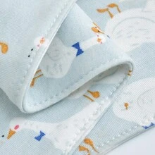 3pcs/Pack Baby Boys' And Girls' Cartoon Patterned Triangle Bibs For Spitting Up - White - View 3