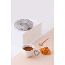 NJCHARMS 1 Set New Macaron Series Ceramic Craft Coffee Mug - Sunflower Base Styling, Non-Slip & Scald-Proof Design,Cups Creative Home Decoration - Multicolor - View 4