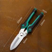 工業級剪刀,多用途剪刀,適用於家居裝修 - 綠色 - 查看 2