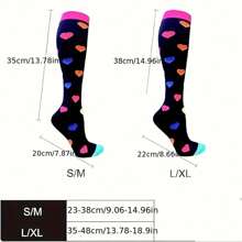 Sports Outdoor 6 Pairs Copper Compression Socks For Women And Men Circulation-Best Support For Medical, Running,Nursing,Athletic - Multicolor - View 3