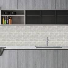 10pcs Wall Tile Style Peel And Stick Backsplash Tiles, Waterproof Kitchen Tile Stickers, Thick Crystal Removable Backsplash For Kitchen - Multicolor - View 7