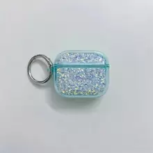 姜饼时尚闪亮 Tpu 耳机盒兼容 Airpods 1/2/Pro/3/Pro（第二代）（不含耳机）