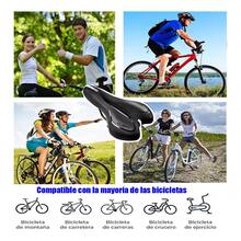 Asiento Sillin,cojín Cómodo Bicicleta Absorción De Impactos - Negro - Ver 3