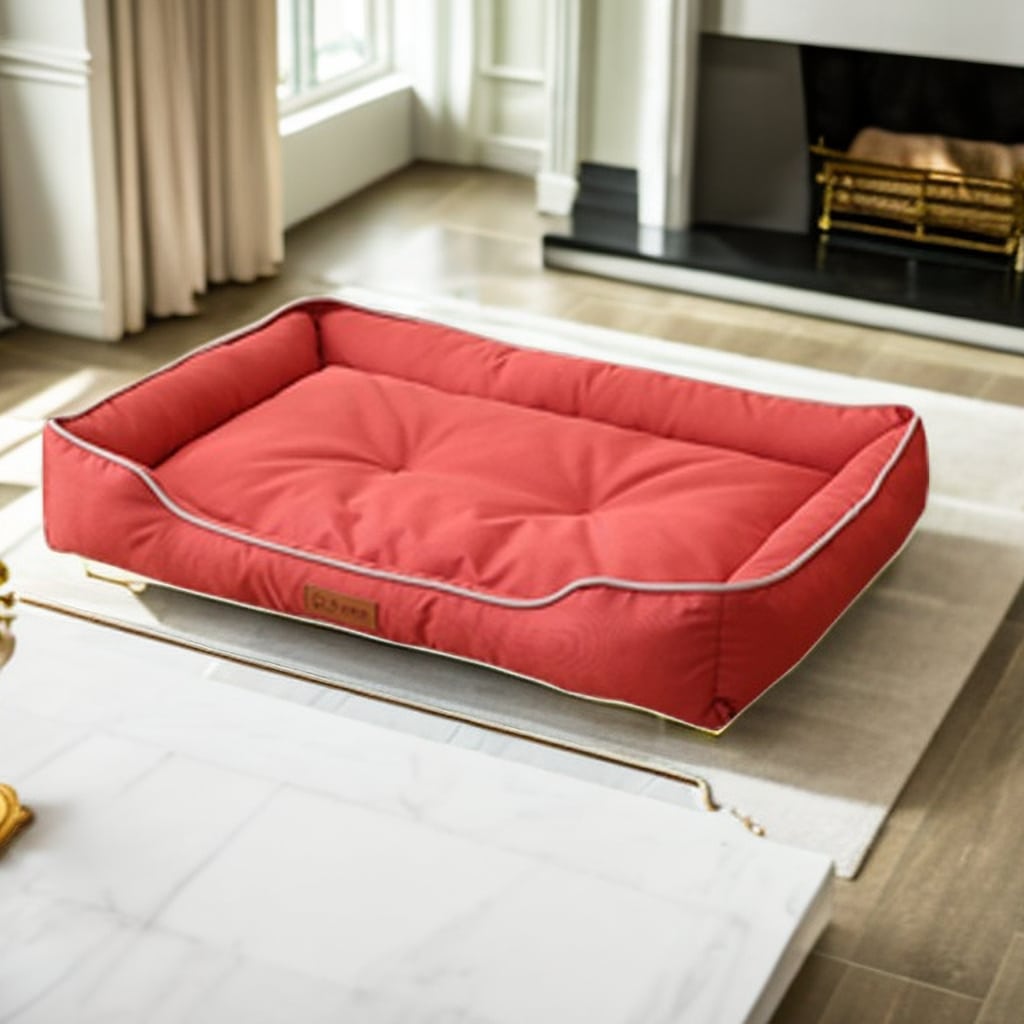 Random Color (Green/Gray/Red/Blue) Dog Bed, Winter Sleeping, Four Seasons General, Removable And Washable, Wear Resistant, Suitable For French Bulldogs, Corgis, And Other 35kg Weight Or Below Dogs (If You Need A Specific Color, Please Leave A Comment)