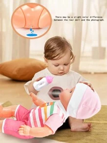 14 Inches Silicone Newborn Vinyl Baby Dolls With Accessories, New Design Simulation Vinyl Lifelike Baby Dolls,High Quality Vinyl Body Newborn Baby Doll, For Kids.