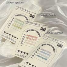 4 件套新品马克笔套装，极具吸引力的荧光笔，适合子弹日记 - 紫色 - 查看 4