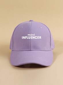 1pc Y2k Children's Adjustable Baseball Cap, Outdoor Sun Protection Leisure Hat For Boys Girls, Suitable For Spring, Autumn, Travel, Beach Vacation, Sun Hat - Purple - View 1