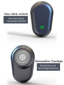 1pc+Usb Powered+2w+Electric Shaver - Black - View 5