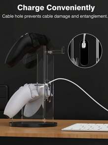 1 件壓克力耳機支架遊戲控制器展示架支架 - 炫彩 - 查看 6