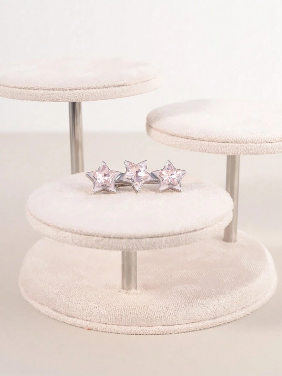 1pc Star Hair Clip Y2k Pentagram Hairpin For Women, 2023 New Hair Side Clip For Bangs And Forehead, Headwear - Multicolor - View 1