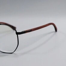 Cankuyz Latest Non-Mainstream Design Eyeglasses Frame For Anti-Blue-Ray & Near-Sightedness With Radiation Protection, Suitable For Both Genders - Black - View 10