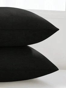 4 Pcs Pillow Covers For Living Room, No Insert - Faux Linen Cushion Covers For Couch, Square Throw Pillow Cases For Sofa, Set Of 4, Case Only