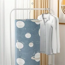 Spiral Clothes Drying Rack Balcony Large Circular Rotation Hanger For Home Use - Spiral Hanger-white - View 4
