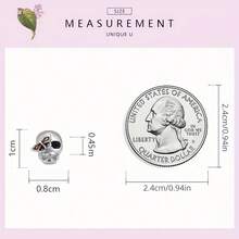 1入不鏽鋼復古骷顱形珠子,可用於diy手鏈、項鏈,是豪華珠寶禮物 - A - 查看 2