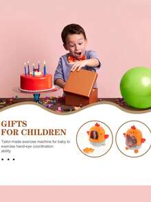 1隨機顏色兒童桌上指尖籃球遊戲,配有多種解謎遊戲,用於腦力訓練的玩具 - 彩色 - 查看 6