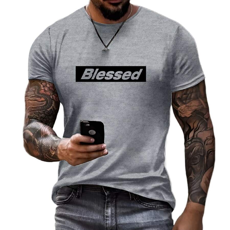 Men T-Shirts - Xám - Xem 1