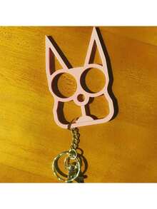 Cute Cat Keychain Hanging Buckle Car Hanging Buckle For Men Women Fashion Backpack Ornament Outdoor Backpack Charm Keychain - Mint Blue - View 7