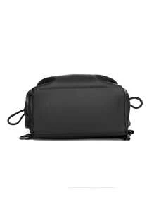 Fashionable Simple Versatile Crossbody Bag With Large Capacity For Men, Suitable For Outings, Commuting, Sports And Leisure - Black - View 8