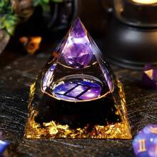 1 件十二星座 Orgone 金字塔金牛座/天蠍座/獅子座/雙魚座/巨蟹座/處女座/天秤座/牡羊座/雙子座/水瓶座晶橄欖石治療水晶能量 Orgonite 金字塔冥想工具石英裝飾 - 彩色 - 查看 14