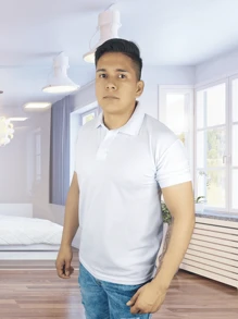 Men Polo Shirts - 白色 - 查看 5