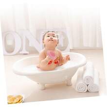 1 Piece Silicone Shampoo Brush Baby Bath Scalp Comb Bath Products Shower Scalp Massager Silicone Body Scrubber Massage Tool Shampoo Girl Silicone Baby(Pink) - Pink - View 3