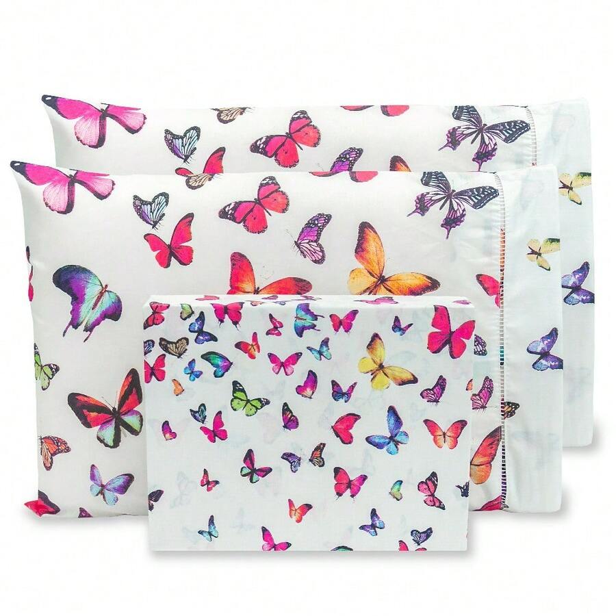 Sheet Sets With Pillowcases - 蝴蝶 - 查看 1